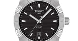 Tissot PR 100 Sport Quartz Black Dial Silver Steel Strap Watch For Men - T101.610.11.051.00 Authentic Buy Shop Now