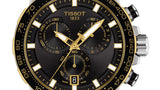 Tissot Supersport Chrono Black Dial Silver Steel Strap Watch For Men - T125.617.21.051.00 Authentic Buy Shop Now
