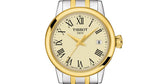 Tissot Classic Dream Lady Gold Dial Two Tone Steel Strap Watch For Women - T129.210.22.263.00 Authentic Buy Shop Now