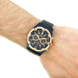 Guess Jolt Analog Blue Dial Blue Steel Strap Watch for Men - W0377G4 Authentic Buy Shop Now