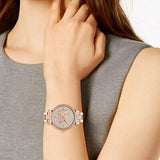 Michael Kors Sofie Quartz Crystals Crystals Rose Gold Dial Rose Gold Steel Strap Watch For Women - MK4336 Authentic Buy Shop Now