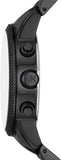 Michael Kors Hutton Chronograph Black Dial Black Steel Strap Watch For Men - MK9089 Authentic Buy Shop Now