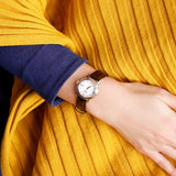 Tissot Bridgeport Lady White Dial Brown Leather Strap Watch For Women - T097.010.26.118.00 Authentic Buy Shop Now