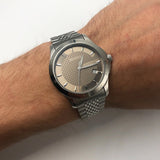 Gucci G Timeless Brown Dial Silver Steel Strap Watch For Women - YA126503 Authentic Buy Shop Now