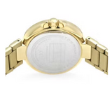 Tommy Hilfiger Angela White Dial Gold Steel Strap Watch for Women - 1782128 Authentic Buy Shop Now