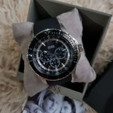 Guess Maverick Black Dial Rubber Strap Watch for Men - W0485G3 Authentic Buy Shop Now