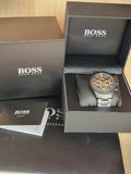 Hugo Boss Ikon Black Dial Black Steel Strap Watch for Men - 1513278 Authentic Buy Shop Now
