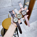 Michael Kors Multifunction Silver Dial Pink Leather Strap Watch For Women - MK7206 Authentic Buy Shop Now