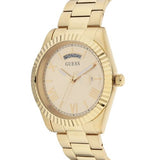 Guess Connoisseur Gold Dial Gold Steel Strap Watch for Men - GW0265G2 Authentic Buy Shop Now