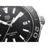 Tag Heuer Aquaracer Quartz Black Dial Two Tone Steel Strap Watch for Men - WAY131A.BA0913 Authentic Buy Shop Now
