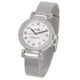 Coach Madison White Dial Silver Mesh Bracelet Watch for Women - 14502651 Authentic Buy Shop Now