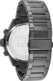 Tommy Hilfiger Trent Chronograph Grey Dial Grey Steel Strap Watch For Men - 1791806 Authentic Buy Shop Now