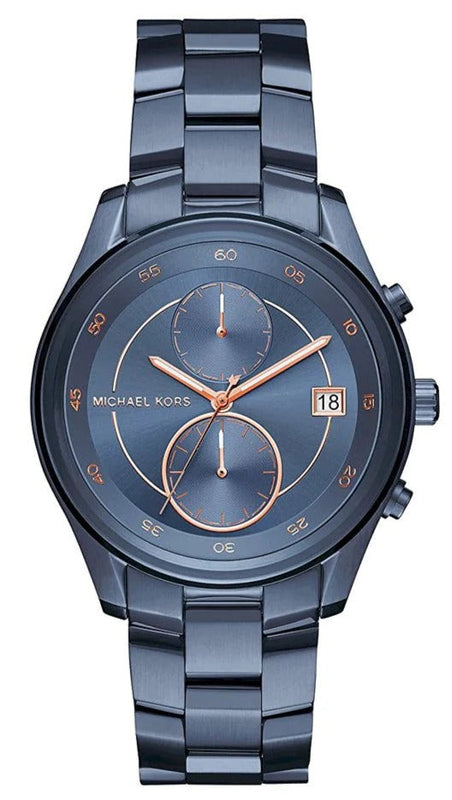 Michael Kors Briar Blue Dial Blue Steel Strap Watch For Women - MK6468 Authentic Buy Shop Now