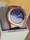 Michael Kors Dylan Blue Dial Blue Rubber Strap Watch for Men - MK8295 Authentic Buy Shop Now
