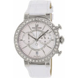 Swarovski Citra Sphere Chronograph White Dial White Leather Strap Watch for Women - 5027127 Authentic Buy Shop Now