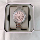 Michael Kors Kacie Three Hand Pink Dial Silver Steel Strap Watch for Women - MK6929 Authentic Buy Shop Now