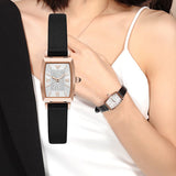 Emporio Armani Gianni T Bar Quartz White Dial Black Leather Strap Watch For Women - AR11408 Authentic Buy Shop Now