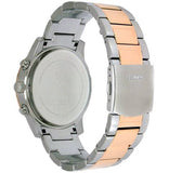 Guess Exec Chronograph White Dial Two Tone Steel Strap Watch for Men - W0075G2 Authentic Buy Shop Now