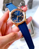 Guess Connoisseur Blue Dial Blue Silicone Strap Watch For Men - GW0335G2 Authentic Buy Shop Now
