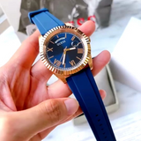 Guess Connoisseur Blue Dial Blue Silicone Strap Watch For Men - GW0335G2 Authentic Buy Shop Now