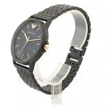 Emporio Armani Interchangeable Black Dial Black Steel Strap Watch For Men - AR80021 Authentic Buy Shop Now