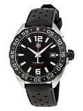 Tag Heuer Formula 1 Quartz Black Dial Black Rubber Strap Watch for Men - WAZ1110.FT8023 Authentic Buy Shop Now