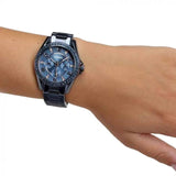 Fossil Riley Quartz Blue Dial Blue Steel Strap Watch for Women - ES4294 Authentic Buy Shop Now