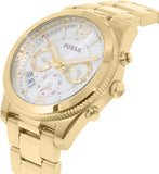 Fossil Boyfriend Gold Dial Gold Steel Strap Watch for Women - ES3884 Authentic Buy Shop Now
