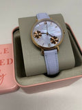 Fossil Jacqueline Purple Dial Purple Leather Strap Watch for Women - ES4814 Authentic Buy Shop Now