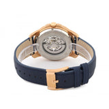 Fossil Grant Automatic Skeleton Blue Dial Blue Leather Strap Watch for Men - ME3102 Authentic Buy Shop Now