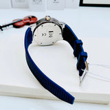 Salvatore Ferragamo F-80 Blue Dial Blue Rubber Strap Watch For Men - SFHY01122 Authentic Buy Shop Now