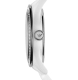 Emporio Armani Ceramica White Mother of Pearl Dial Stainless Steel Strap Watch For Women - AR1426 Authentic Buy Shop Now