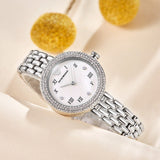 Emporio Armani Rosa Quartz White Dial Silver Steel Strap Watch For Women - AR11354 Authentic Buy Shop Now