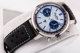 Breitling Top Time B01 Triumph Blue Dial Black Leather Strap Watch for Men - AB01764A1C1X1 Authentic Buy Shop Now