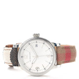 Burberry Utilitarian White Dial Multicolor Leather Strap Watch for Women - BU7824 Authentic Buy Shop Now