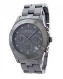 Marc Jacobs Blade Chronograph Black Dial Black Steel Strap Watch for Women - MBM3103 Authentic Buy Shop Now