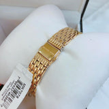 Michael Kors Mindy Three Hand White Dial Rose Gold Steel Strap Watch for Women - MK7078 Authentic Buy Shop Now