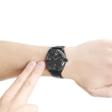 Emporio Armani Franco Black Dial Black Leather Strap Watch For Men - AR0368 Authentic Buy Shop Now