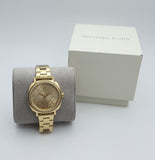 Michael Kors Nia Quartz Gold Dial Gold Steel Strap Watch For Women - MK3989 Authentic Buy Shop Now