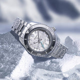 Seiko Prospex Sea Arctic Ocean GMT Limited Edition Silver Dial Silver Steel Strap Watch For Men - SPB439J1 Authentic Buy Shop Now