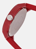 Tommy Hilfiger Denim Quartz Red Dial Red Rubber Strap Watch for Men - 1791480 Authentic Buy Shop Now