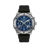 Bulova Marine Star Blue Dial Black Silicone Strap Watch for Men - 98B258 Authentic Buy Shop Now