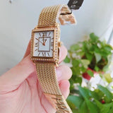 Guess White Dial Gold Mesh Bracelet Watch For Women - W0826L2 Authentic Buy Shop Now