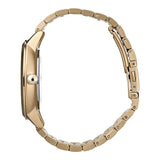Hugo Boss Symphony Brown Dial Gold Steel Strap Watch for Women - 1502422 Authentic Buy Shop Now