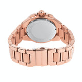 Michael Kors Camille Chronograph White Dial Rose Gold Steel Strap Watch For Women - MK6995 Authentic Buy Shop Now