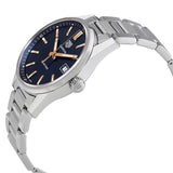 Tag Heuer Carrera Quartz Blue Dial Silver Steel Strap Watch for Women - WAR1112.BA0601 Authentic Buy Shop Now