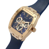 Guess Phoenix Multifunction Blue Dial Blue Rubber Strap Watch for Men - GW0202G4 Authentic Buy Shop Now