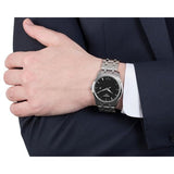 Tissot T Trend Couturier Chronograph Black Dial Silver Steel Strap Watch For Men - T035.410.11.051.00 Authentic Buy Shop Now