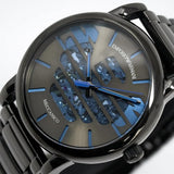 Emporio Armani Meccanico Automatic Grey Dial Grey Steel Strap Watch For Men - AR60029 Authentic Buy Shop Now