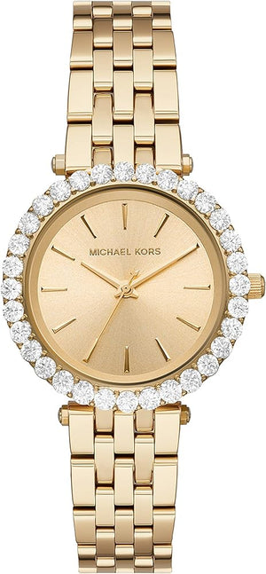Michael Kors Darci Analog Gold Dial Gold Steel Strap Watch For Women - MK4513 Authentic Buy Shop Now